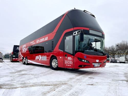 KLR Bus обновляет автопарк: новые автобусы уже готовы к первой поездке.